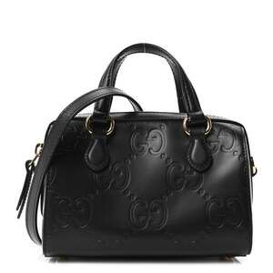 Gucci Calfskin Jumbo Gg Embossed Super #247368G10B